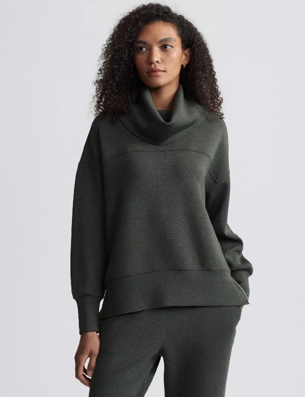 urban workout sweatshirtPriya Longline Sweat - Olive Marl