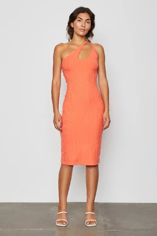 bohemian dressDax Dress in Orange Punch