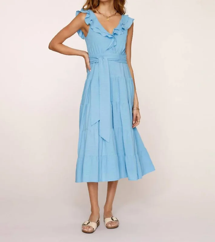 evening dressAdela Dress In Azure