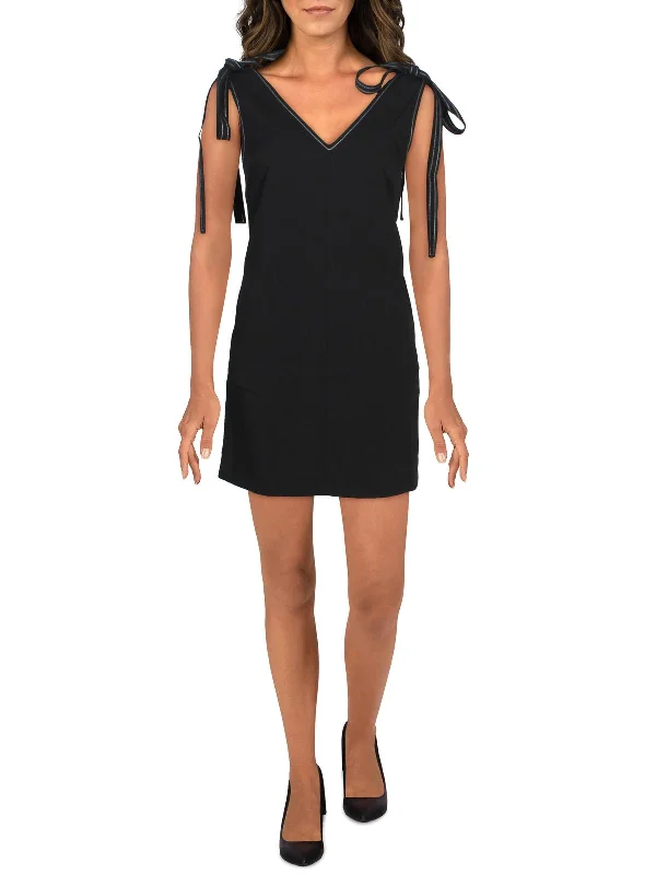 cocktail party dressWomens V-Neck l Shift Dress