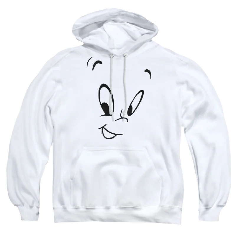 warm hooded sweatshirtCasper the Friendly Ghost Face - Pullover Hoodie