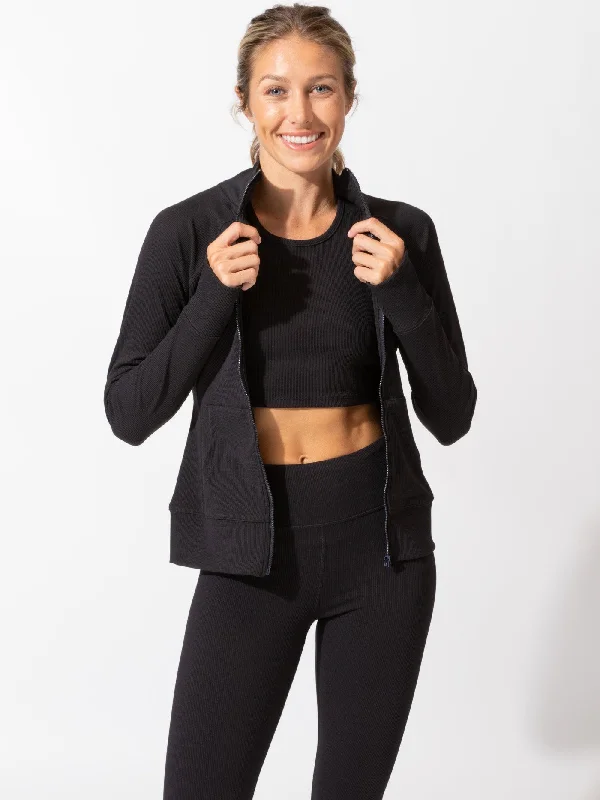 performance workout sweatshirtLori Active Rib Jacket