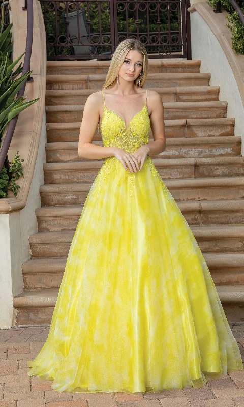 minimalistic dressSheer-Bodice Tie-Dye Long Prom Ball Gown 4320