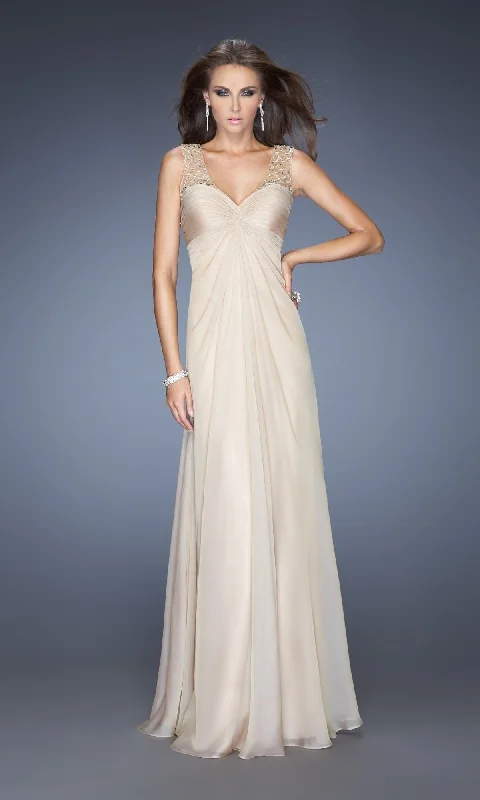 fitted dressLong La Femme Gown 20122