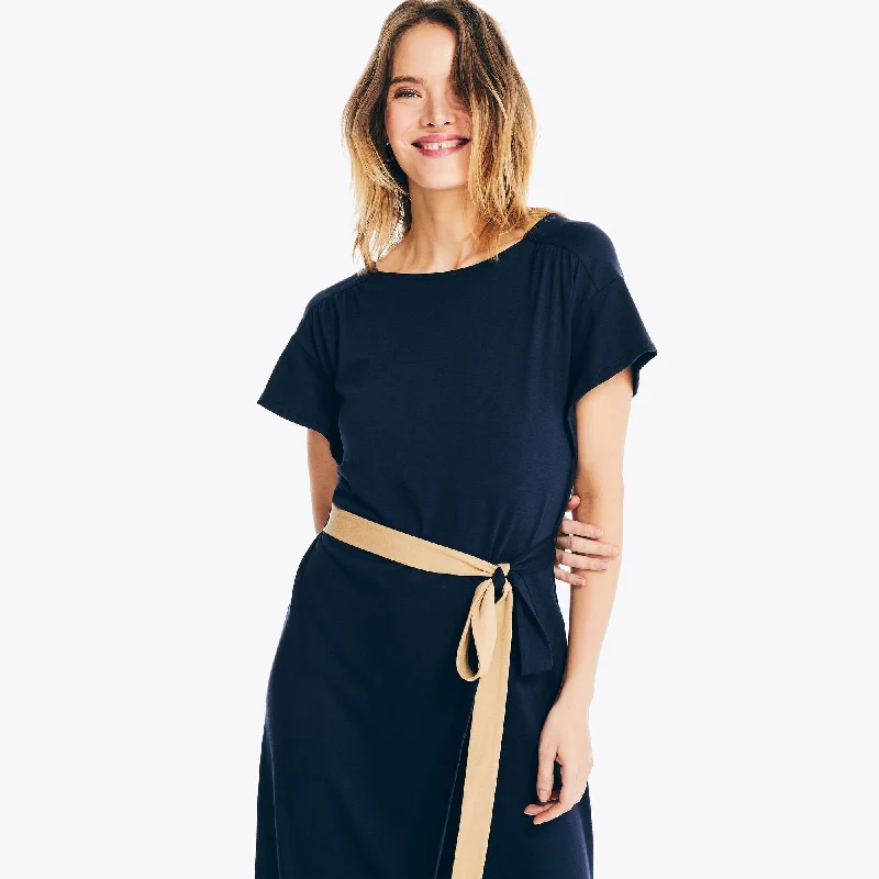 trendy wrap dressNautica Sustainably Crafted Criss-Cross Dress