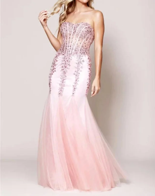 romantic dress67026A In Rose Gold