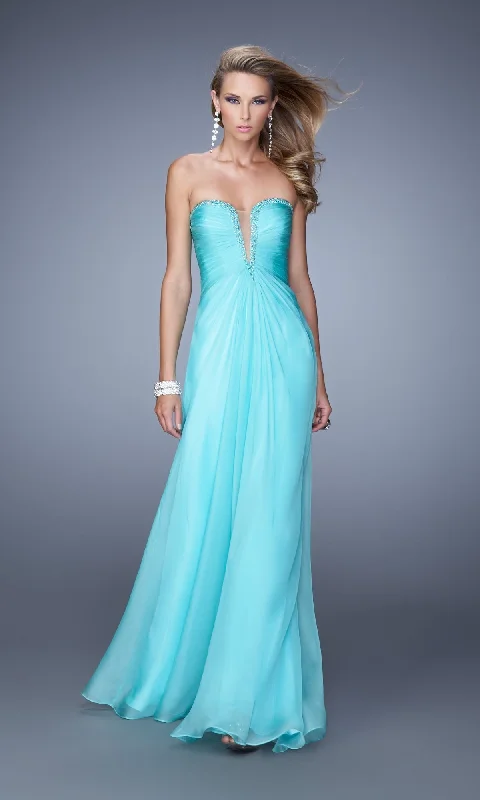 romantic dressLong La Femme Gown 20930