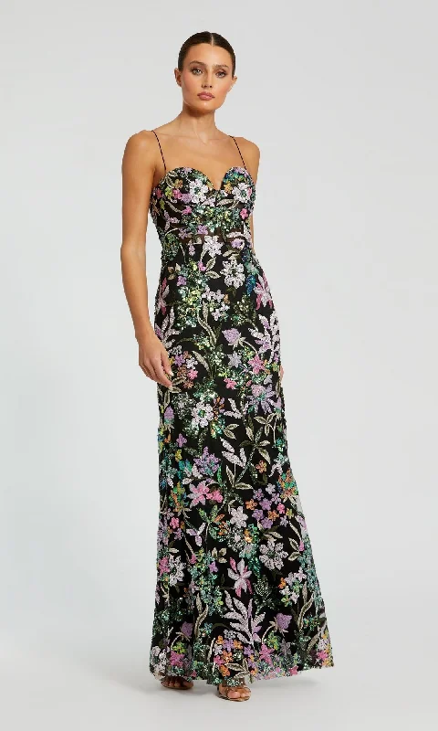 summer floral dressMac Duggal Long Formal Dress 49827