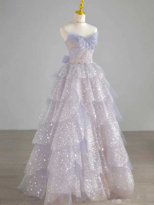 flowy evening dressLuxurious Shiny Ball Gown,Sweet 16 Dress,Princess Dress,Y2403