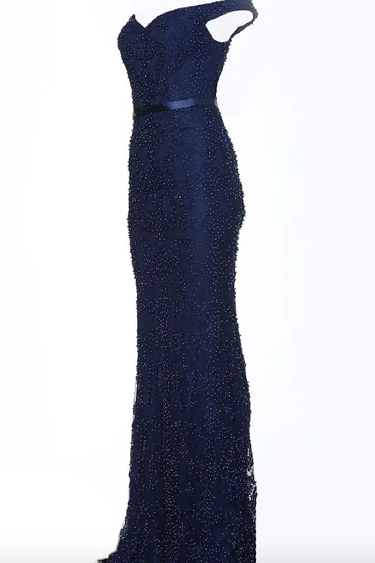 bohemian dressJvn66695A In Navy