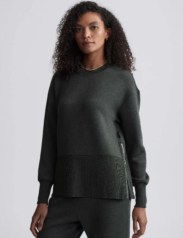 contemporary fitness sweatshirtLowry Sweat - Olive Marl