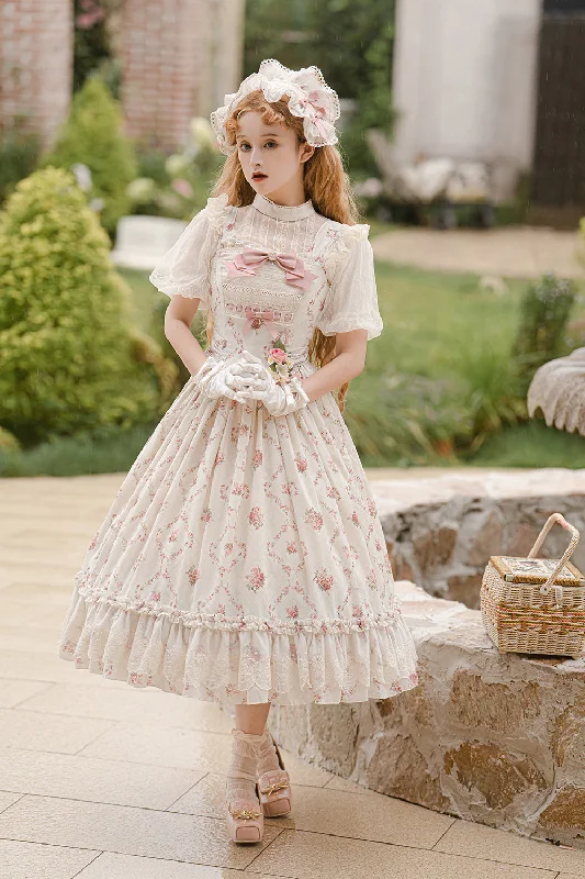 wool dressMiss Point~Customized Wood Rose 2.0 Elegant Vintage Jumper Dress