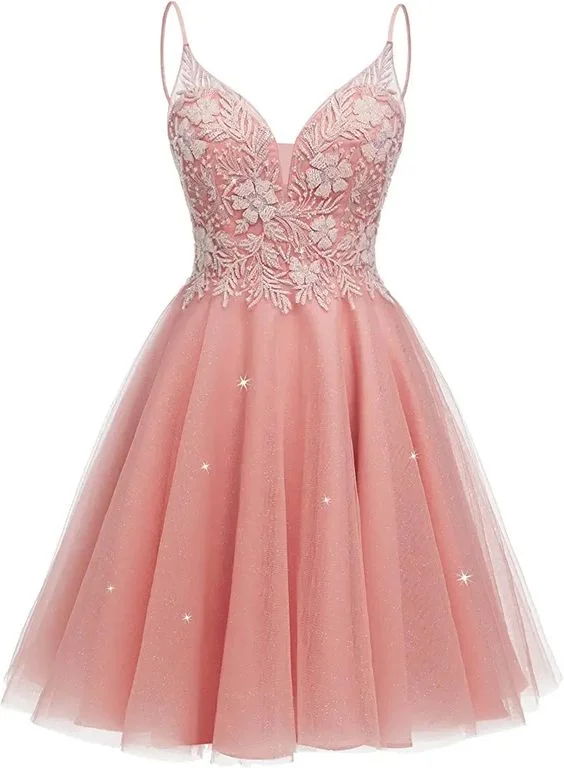 vintage dressSparkly Tulle Homecoming Dresses for Teens Mini Cocktail Dress,Y2411